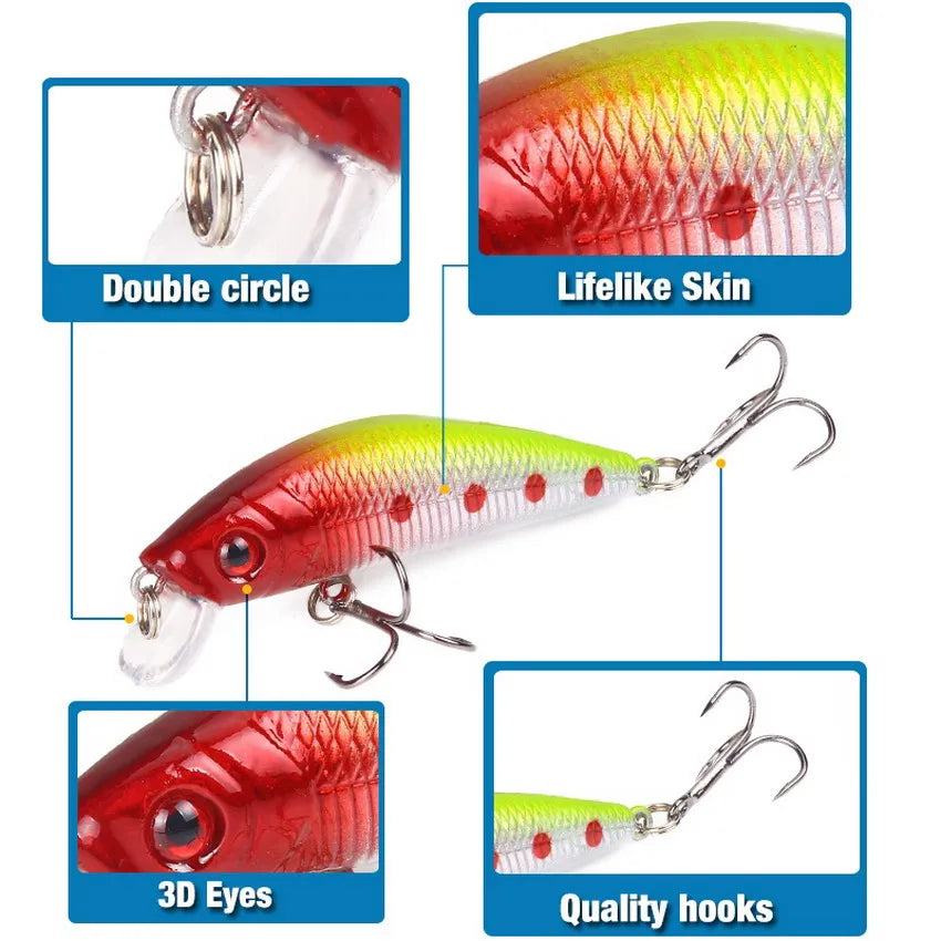 Aorace Minnow Fishing Lure