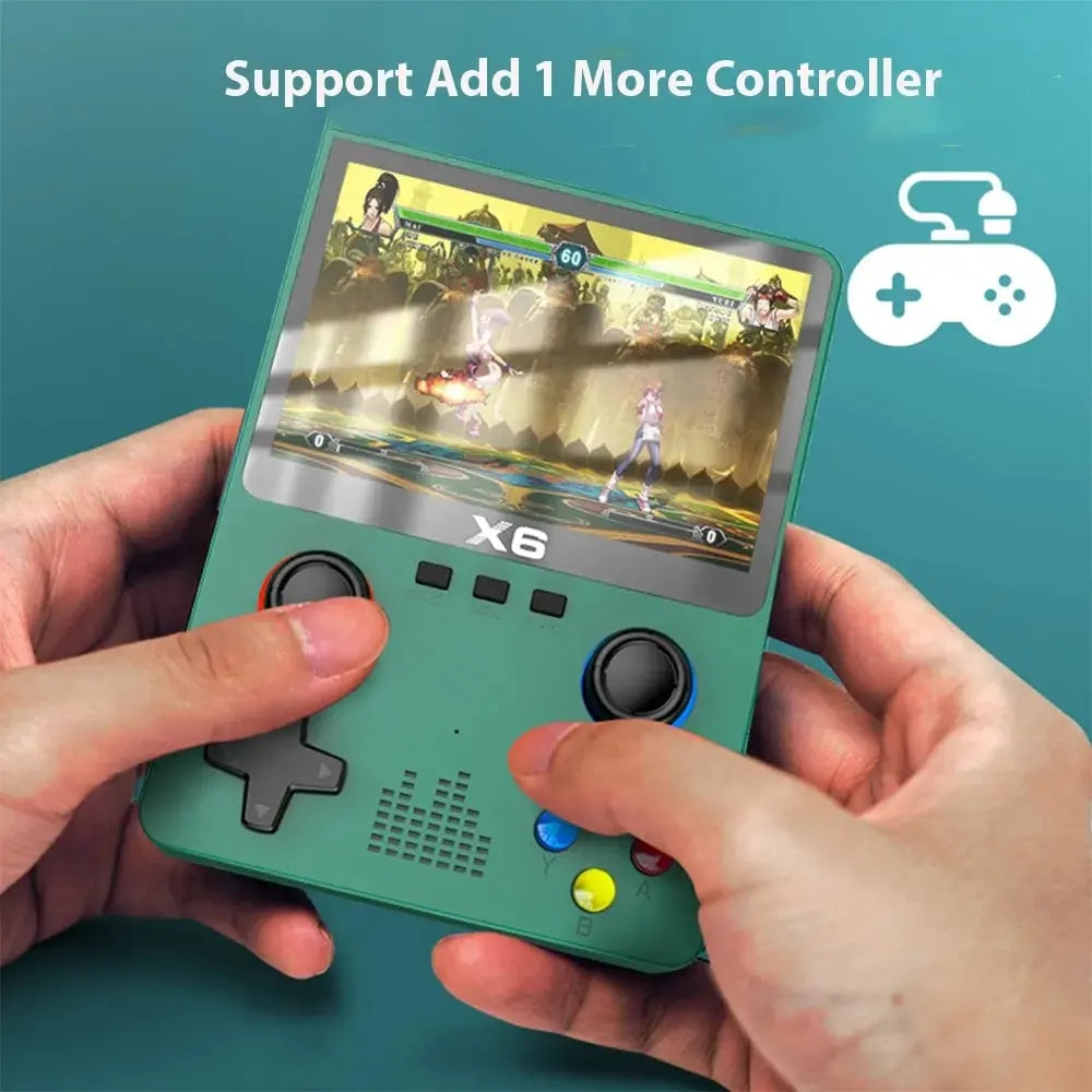 X6 Handheld Game Console with Dual Joystick