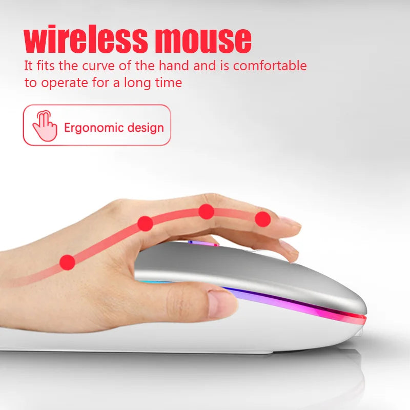 RGB Rechargeable Wireless Gaming Mouse