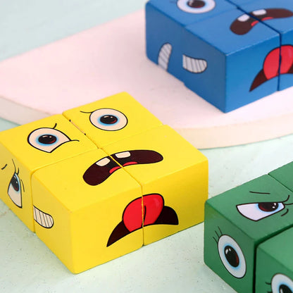 Kids Face Change Building Blocks