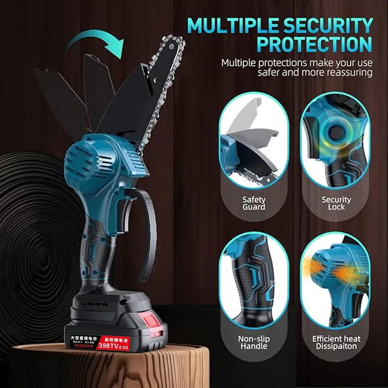 Mini Cordless Electric Chainsaw