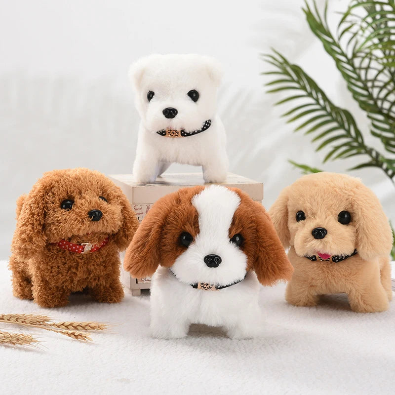 Realistic Walking Plush Dog Toy