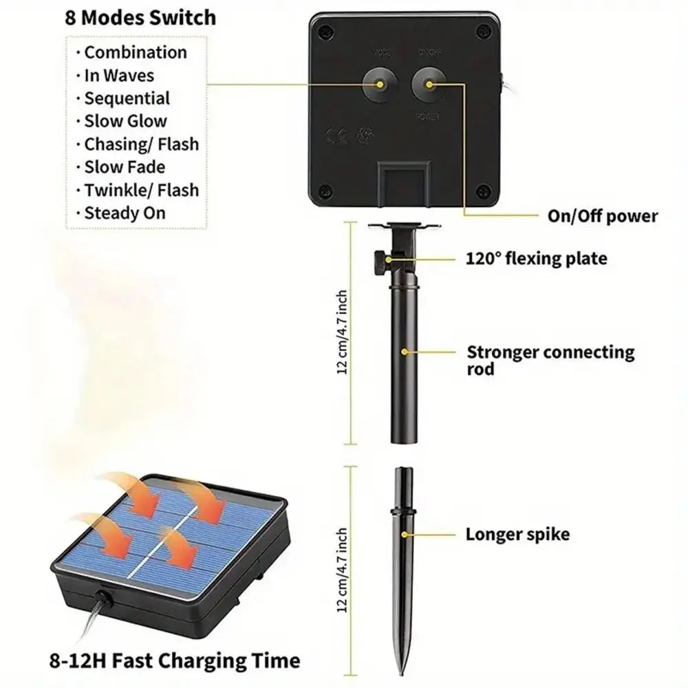 Outdoor Solar Rope LED Light