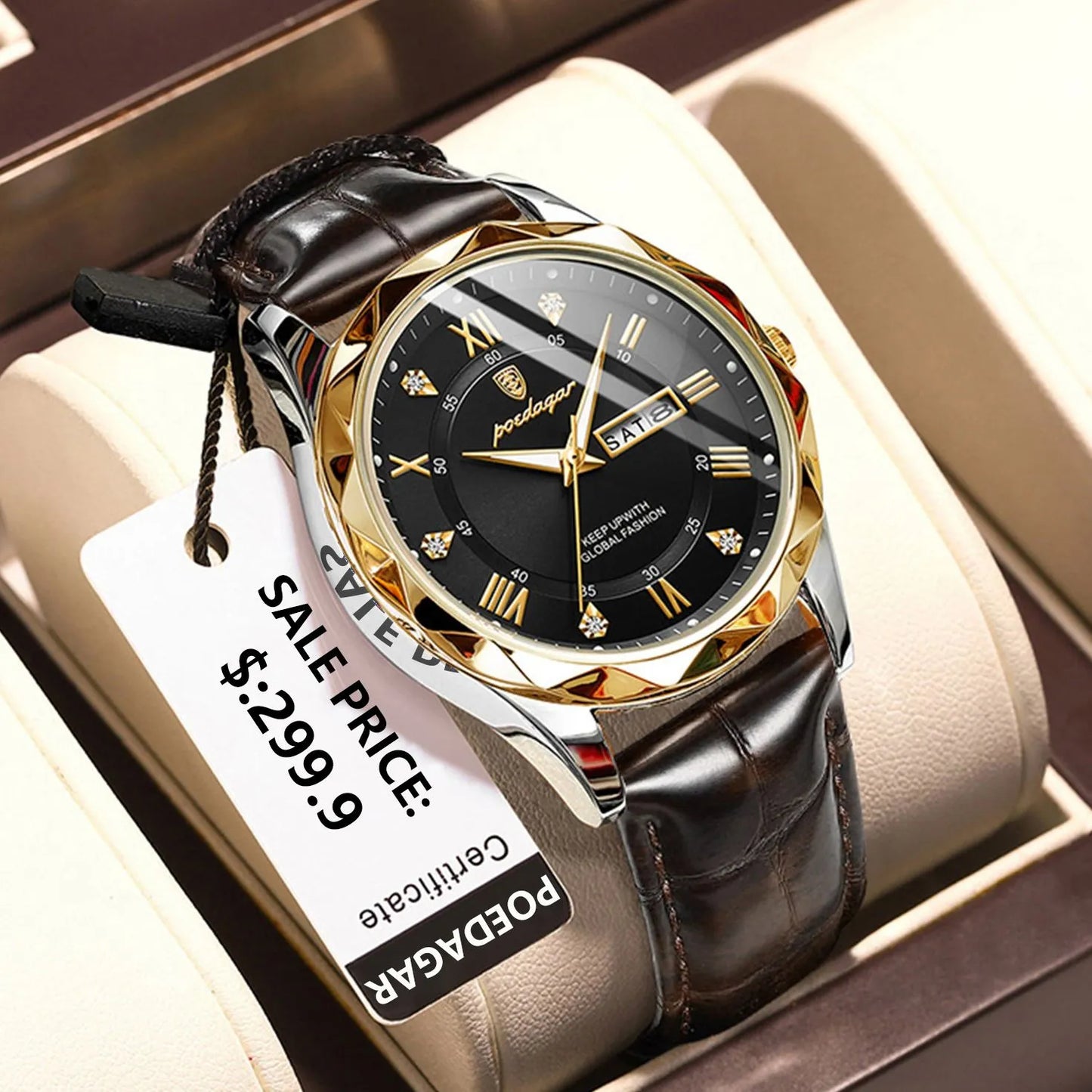 POEDAGAR Luxury Business Watch