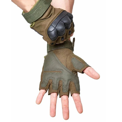 Tactical Fingerless Military Gloves