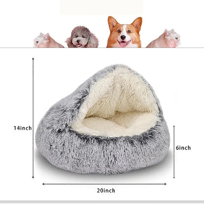 Round Plush Pet Bed