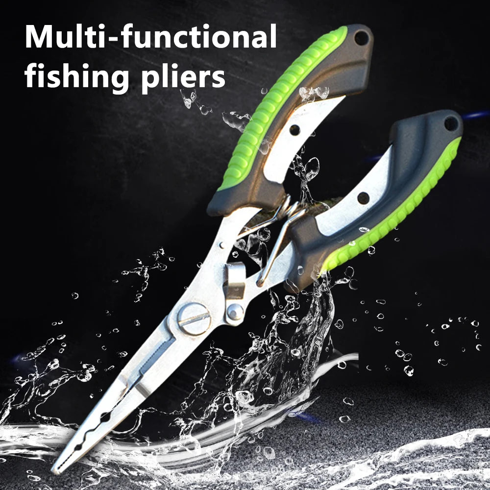 Fish Pliers with Ergonomic Grip