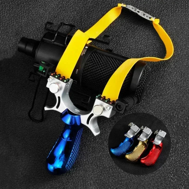 High Precision Laser Hunting Slingshot