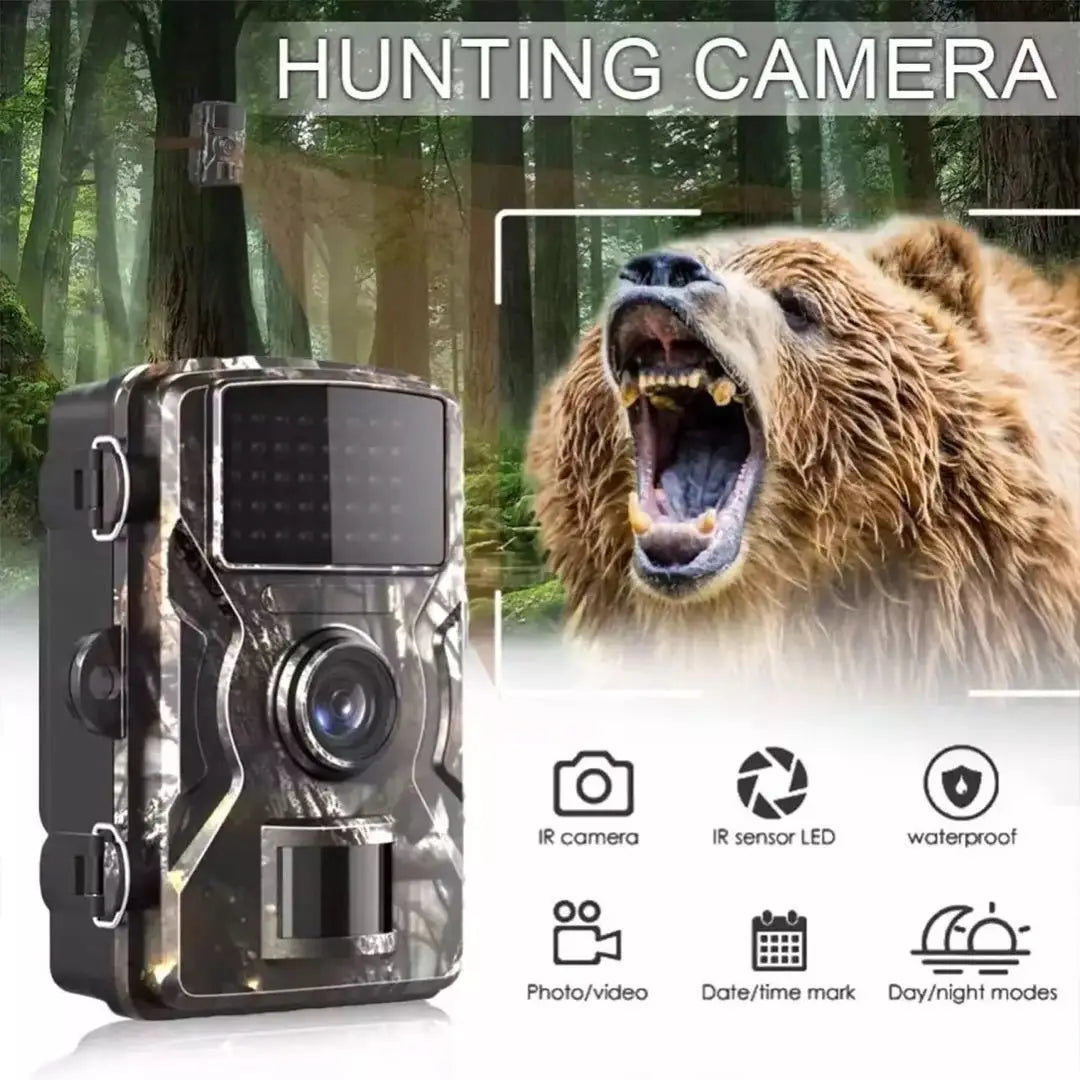 Trail Camera 16MP Night Vision Wildlife Cam