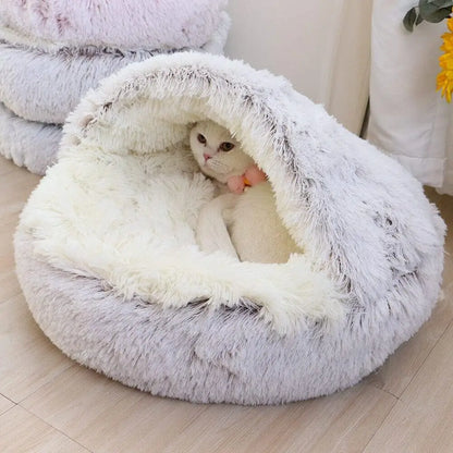 Round Plush Pet Bed