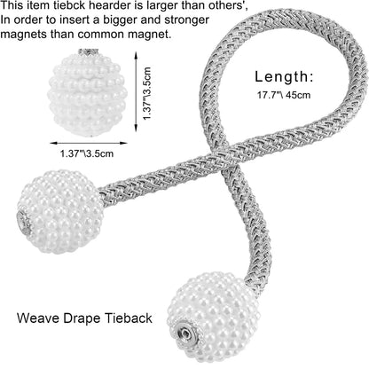 Magnetic Curtain Tiebacks