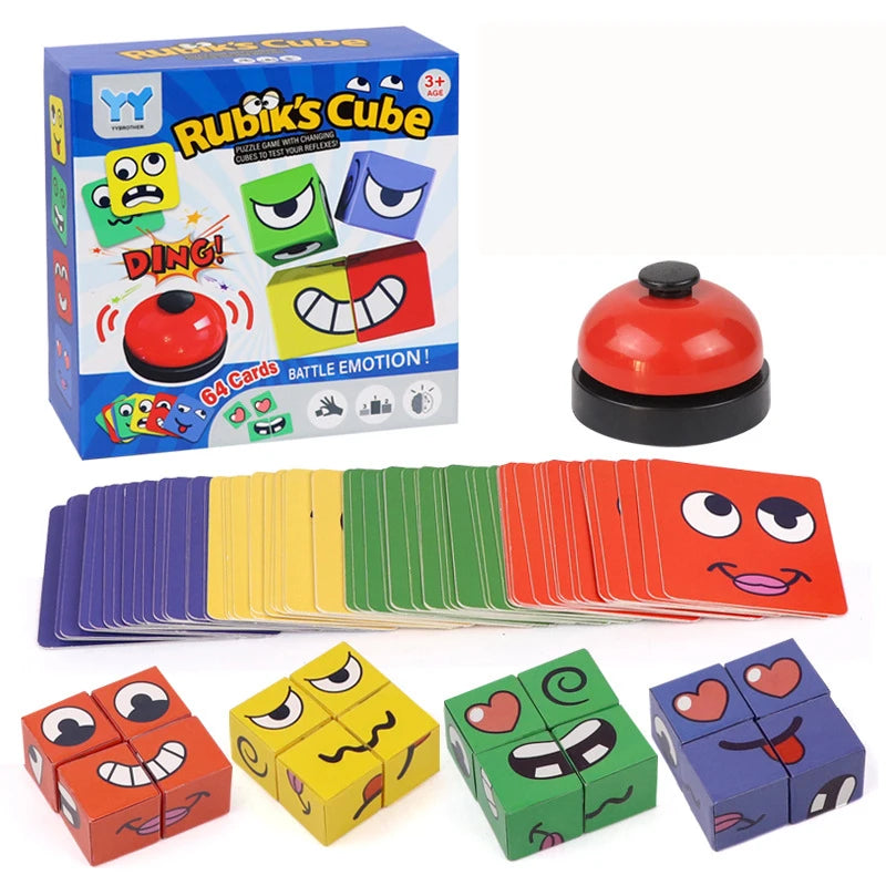 Kids Face Change Building Blocks