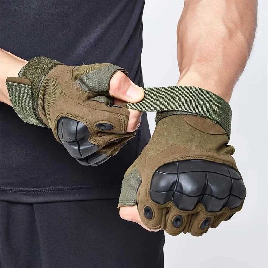 Tactical Fingerless Military Gloves