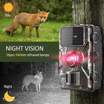 Trail Camera 16MP Night Vision Wildlife Cam