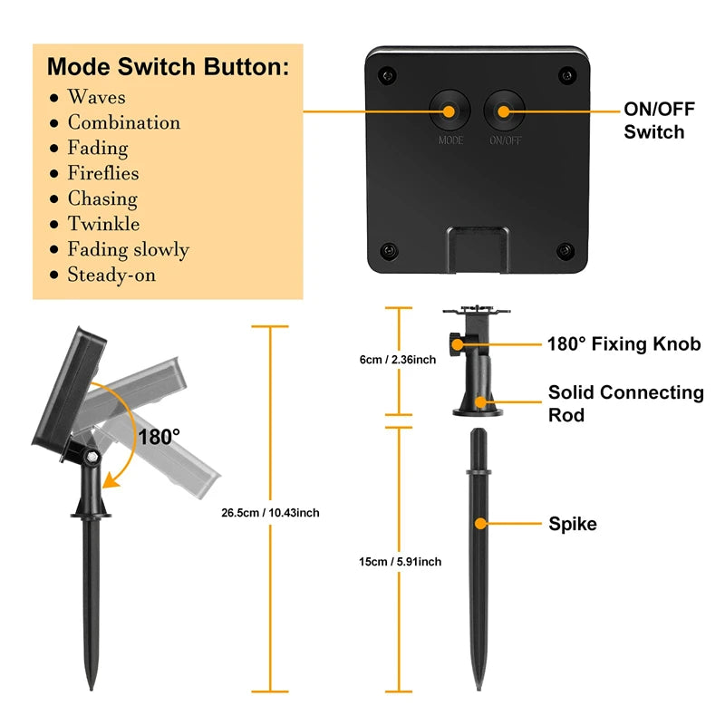 Outdoor Solar LED Fairy Lights