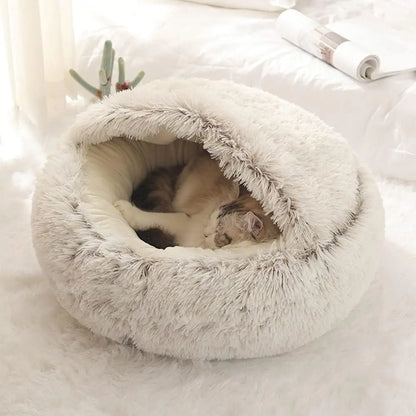 Round Plush Pet Bed