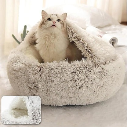 Round Plush Pet Bed