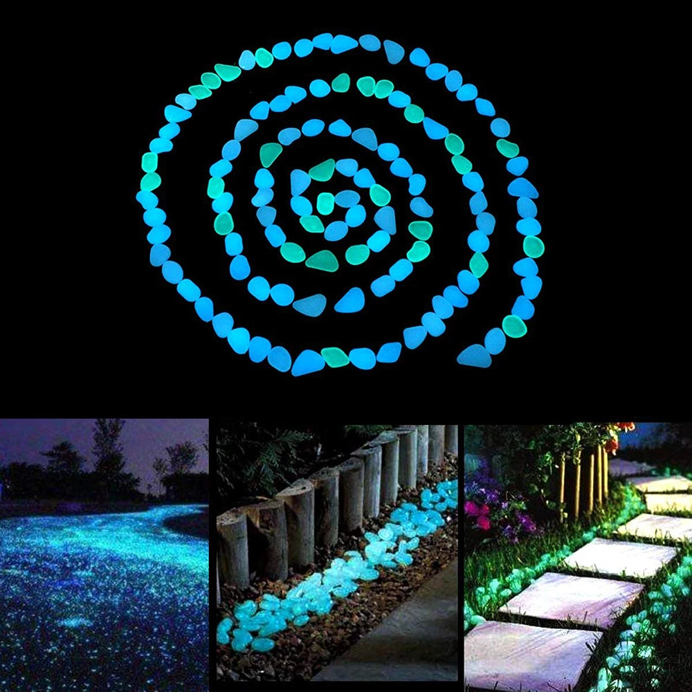 Glow Pebbles for Garden Decor