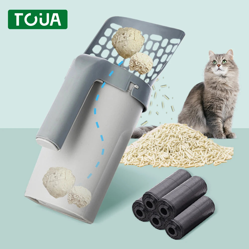 Cat Litter Scoop with Refill Bag