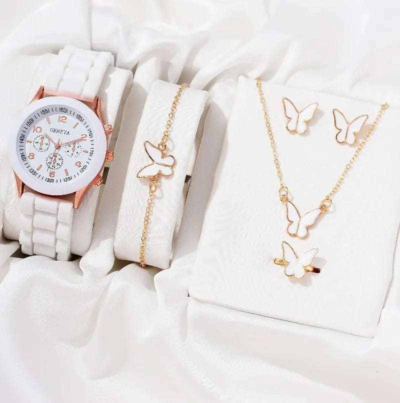 5PCS Luxury Women's Watch Set