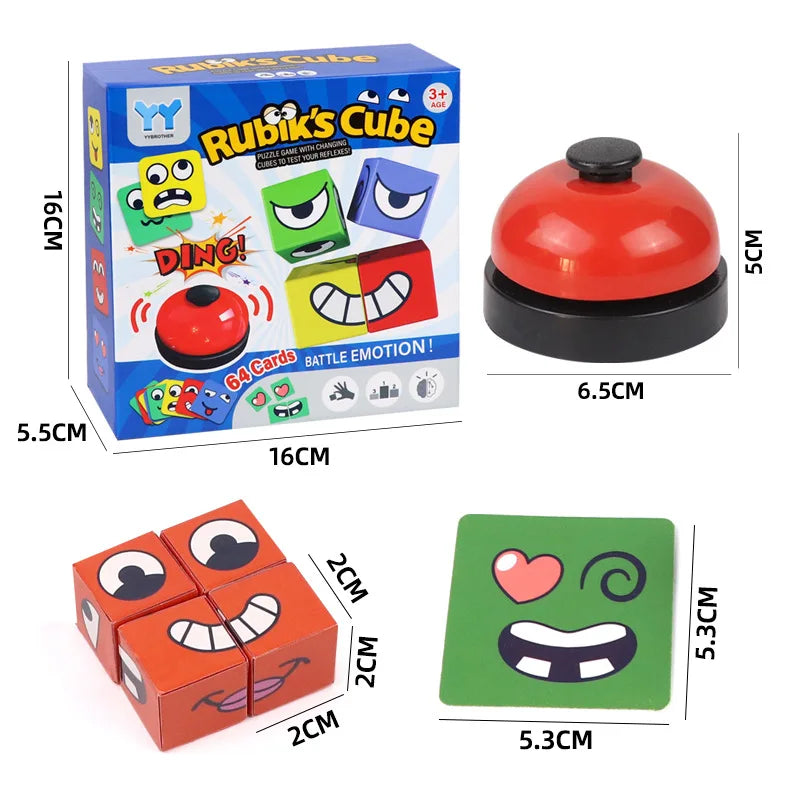 Kids Face Change Building Blocks