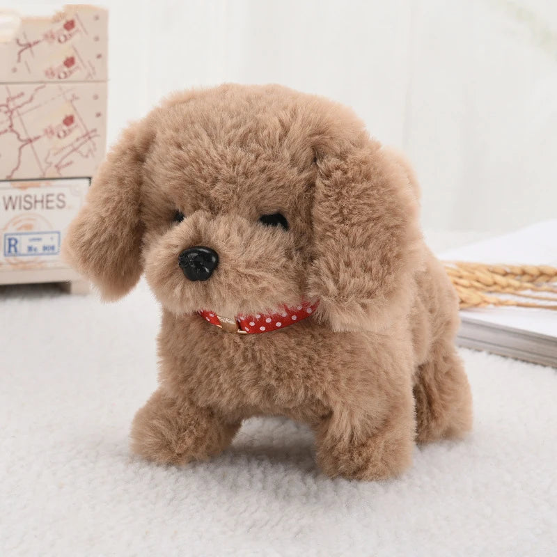 Realistic Walking Plush Dog Toy