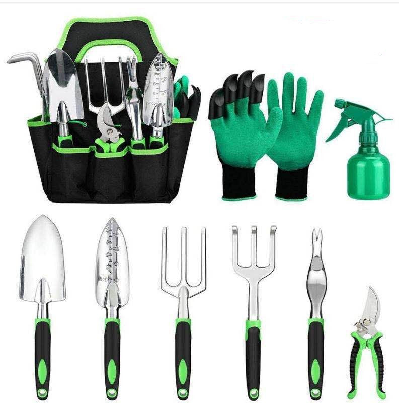 9-Piece Aluminum Garden Tool Set